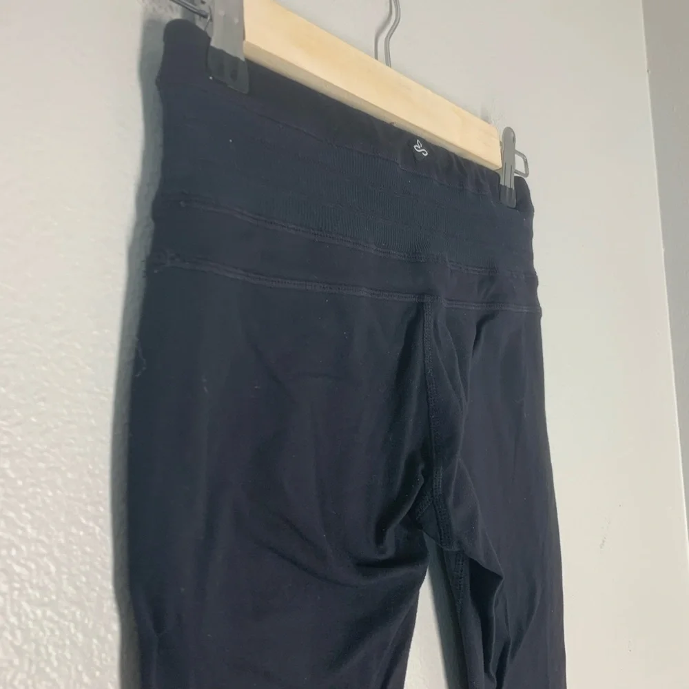 Prana Olympia Knicker Yoga Leggings Cropped Black - Picture 8 of 11